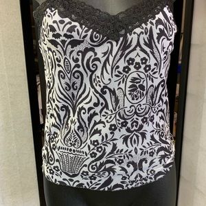 “ Bebe”.  Black & White Cami